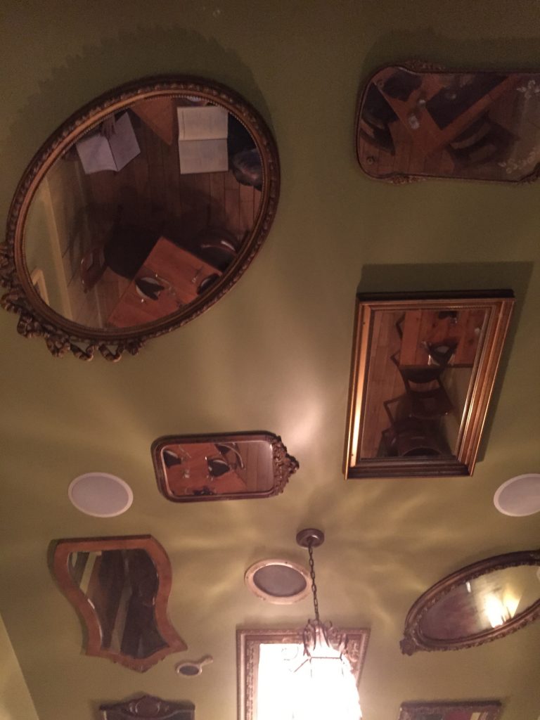 Ceiling of f cont room The Point