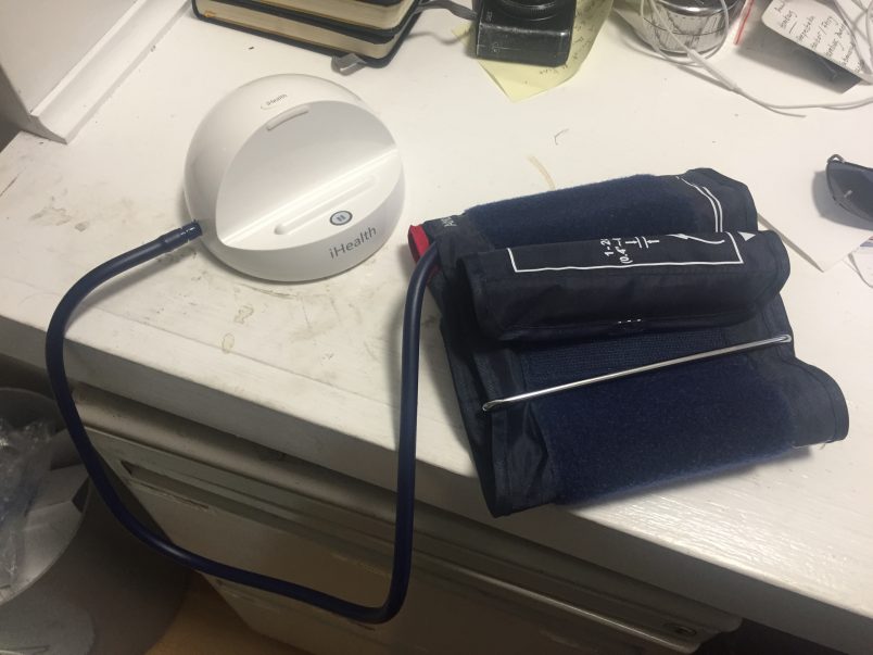 New blood pressure cuff for CMH project.